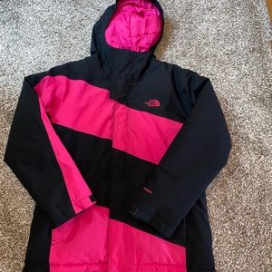 The North Face girls winter ski coat